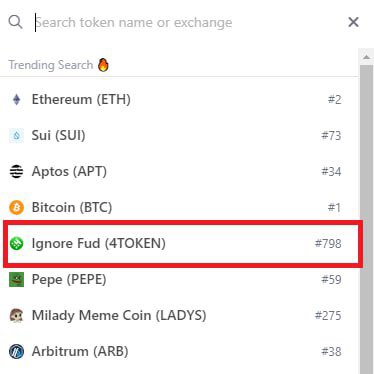 fishkoin_army's tweet photo. #4TOKEN is trending again on @coingecko at rank #798. ✅💚

🎉To celebrate we are giving away 200k $4TOKEN 

✅Quote Retweet w/ #4TOKEN 
✅Tag 3 friends

🏆1 Winner 
⏰Ends in 24hrs

#4TOKEN #MemeCoinSeason #1000x https://t.co/1tROtDT82s