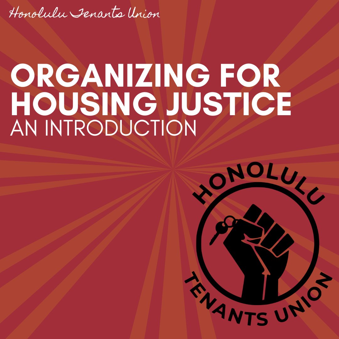 hnltenantsunion's tweet image. Everyone needs decent housing in order to feel secure and have a space to eat, laugh, and play with friends and family.

But, as tenants in Hawaiʻi, we are constantly being denied the right to decent housing by the real estate industry |🧵