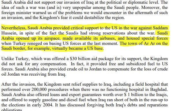 xumas_iq's tweet photo. Notice how the Saudi Official himself said the Saudis helped America. But yet this guy denys it. https://t.co/mTHlMBqwyH