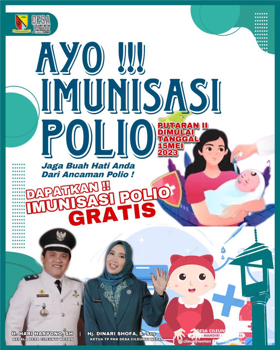 #pinpolio #cileunyiwetan #cileunyi #MothersDay #posyandu #imunisasipolio