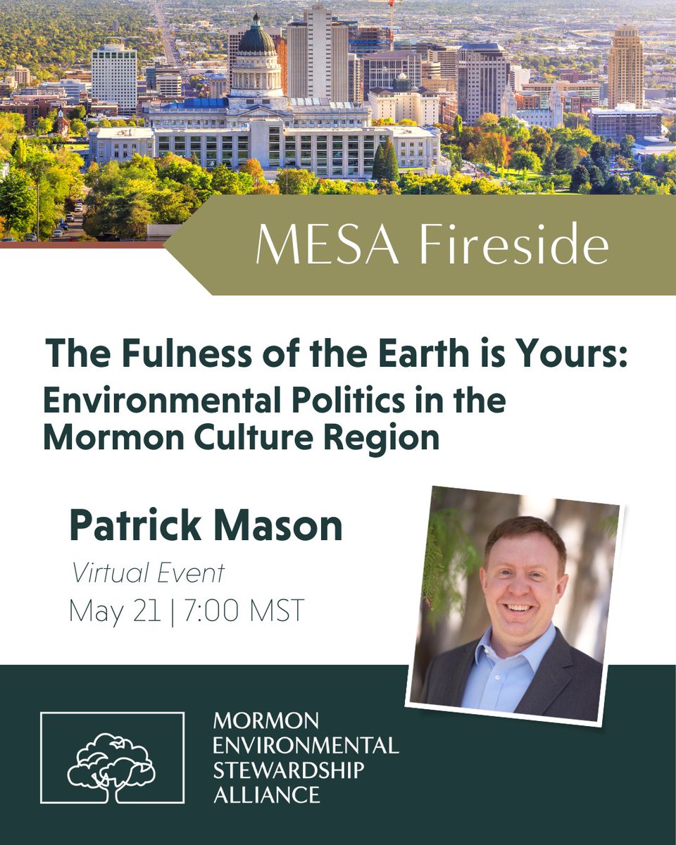 Mormon Environmental Stewardship Alliance tweet media