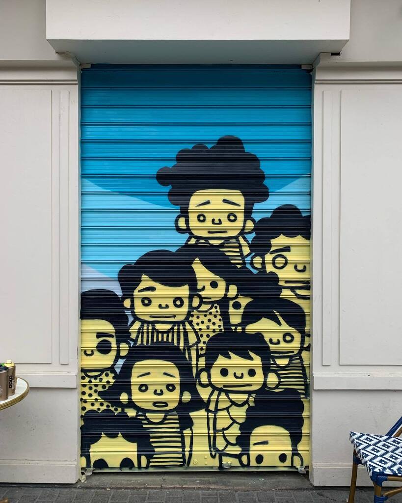 Petrus Von Tricht s’insurge avec L’Insurgé, Saint-Ouen. @linsurgebistro 
.
.
.
.
.
.
.
.
.
#petrus #petrusvontricht #streetartparis #streetart #paris #urbanart #graffiti #parisstreetart #streetarteverywhere #art #streetartphotography #arturbain #wallart … instagr.am/p/CsOu5ElotZ3/