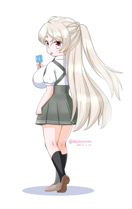 #艦これ版深夜の真剣お絵描き60分一本勝負 #艦これ版真剣お絵描き60分一本勝負_20230514 #カブール かぶちん