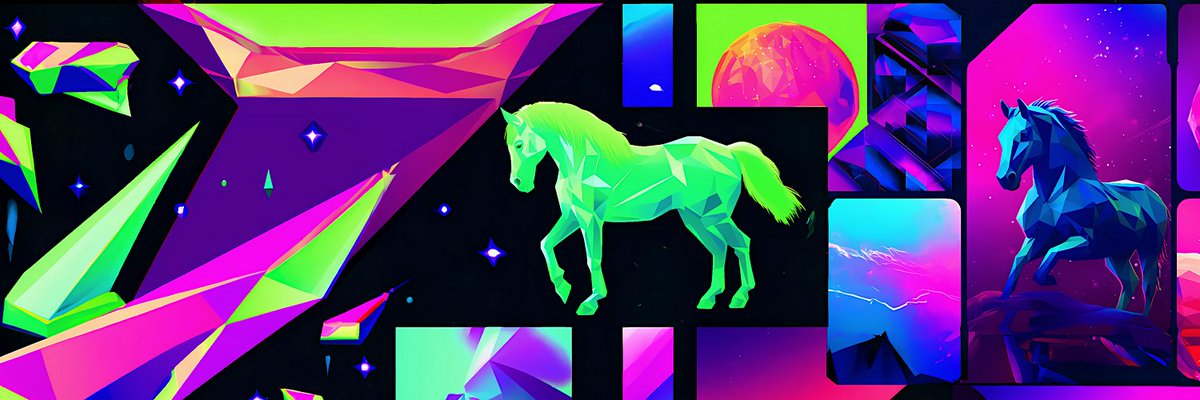 🛰️Expedition vibes ignited by <a href="/0xdsrk113/">DinoShark Stables</a> stellar palette! 💫Mind-blowing challenge, navigating through a multidimensional fashion cosmos out of this world!🛸

#CosmicLove
👉 h-oasis.sellfy.store/cosmic-love/

<a href="/zed_run/">zed_run</a> <a href="/V_H_Studio/">Virtually Human Studio</a>
#zedrun #giveaway #AI #art #aiartist #Twitter #love #viral