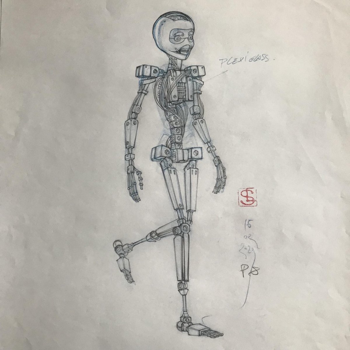 Concept art of characters in Daft Punk's "Infinity Repeating" music video by French artist Stephane Levallois

instagram.com/stephanelevall…