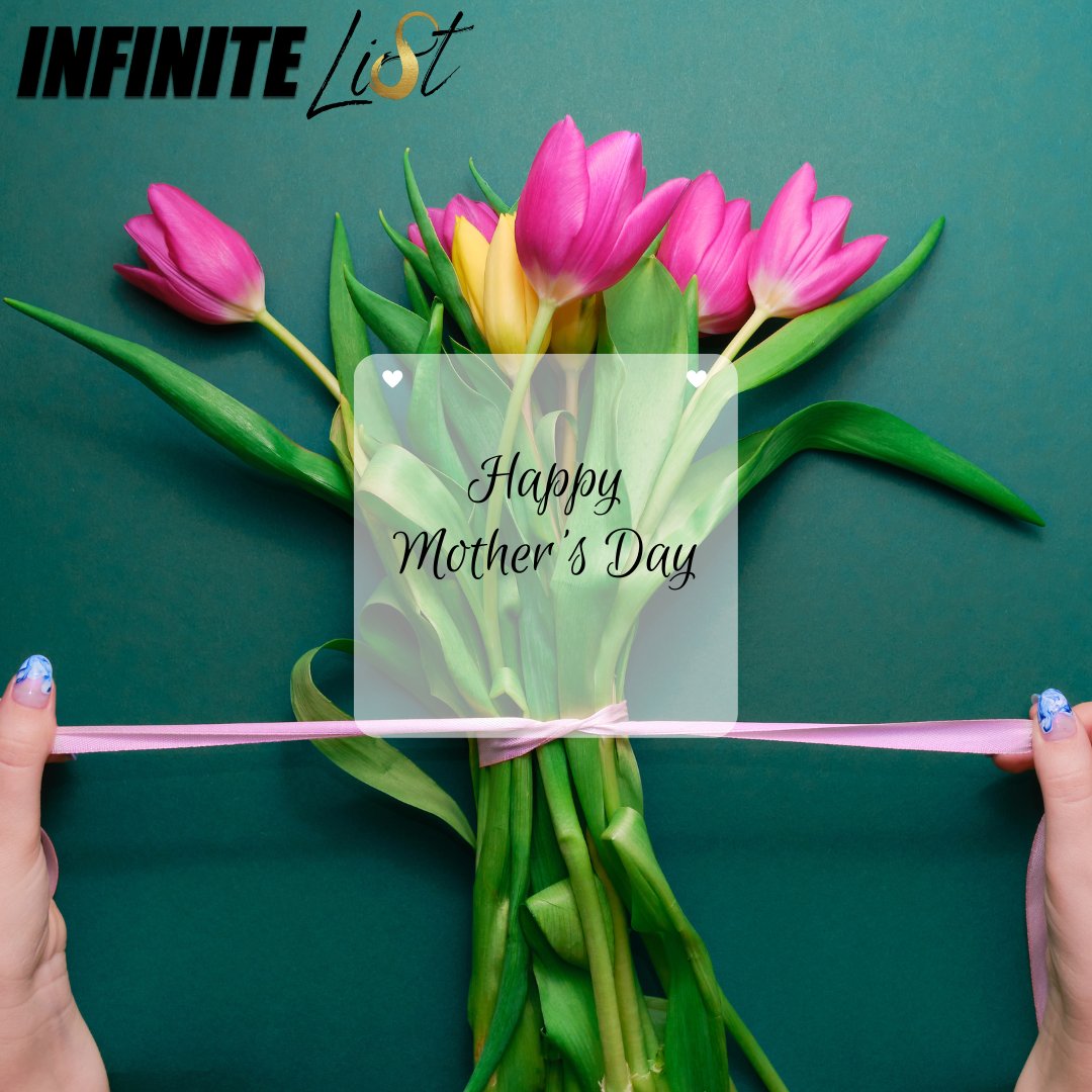 Happy Mother's Day, amazing entrepreneur moms! 
You inspire us with your strength and resilience, balancing motherhood and entrepreneurship. 

Enjoy your special day! 💖🌸
#InfiniteList
#MomBossLife
#EntrepreneurMomsRock
#SuperMomEntrepreneur
#MomsInBusiness
#MompreneurJourney