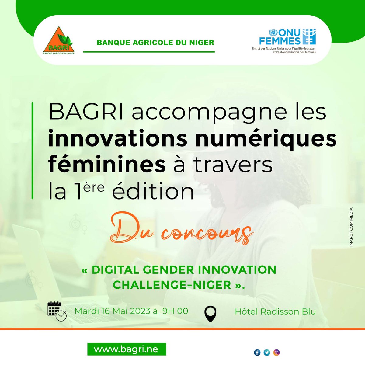 NigerBagri's tweet photo. Nous accompagnons les femmes dans leurs innovations numérique.

#Bagri
#Digital_Gender_Innovation_Challenge_Niger https://t.co/yRSVkVd8z0