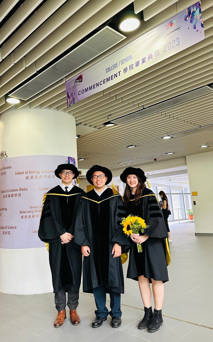 ahfchow's tweet photo. Finally we can have a proper Commencement after years. Wish all the best to the Class of 2023! @CityUHongKong https://t.co/s8764g4Tou