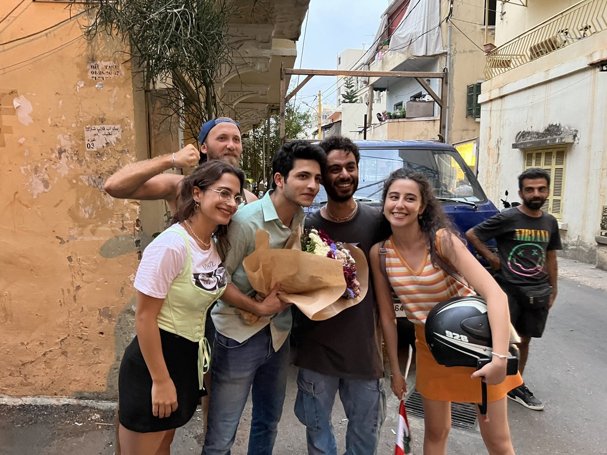 ArzeFilm's tweet photo. Last day! @BilalHamwi 
آخر يوم تصوير!
—————————————————

#ArzéFilm #ArzéMovie #ArzeFilm #ArzeMovie
#فيلم_أرزة #أزرة

@mirashaib 
@samshaib 
@LouayKhraish 
@itszeebad https://t.co/Dgyue5qKN1