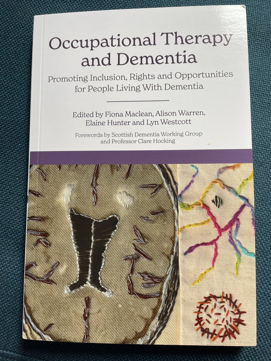 AmyRogersOT's tweet photo. Excited to receive this in the post this morning! Looking forward to having a read @AhpDementia https://t.co/BvgKz8CB70