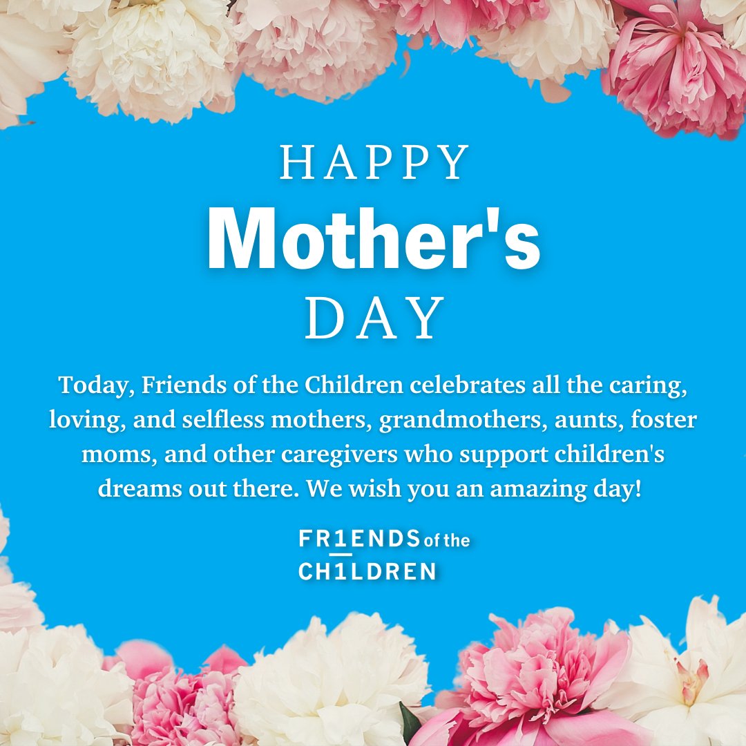 Happy Mother's Day to all the amazing caregivers out there! Today, Friends of the Children celebrates the love, dedication, and hard work you put into raising the next generation. Your efforts do not go unnoticed. Thank you for all that you do! 💙