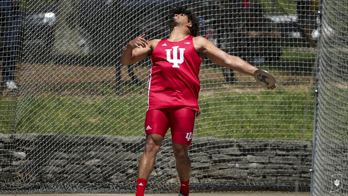 IndianaXCTF's tweet photo. Noah Koch takes sixth in the discus!

A season's best mark of 56.26m/184-7 in his Big Ten outdoor debut. https://t.co/SbV9unMoMx