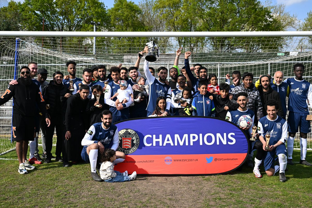 Congratulations In being crowned Essex Sunday Combination League Champions 2023🏆 Throughly deserved 👏🏻👏🏻👏🏻