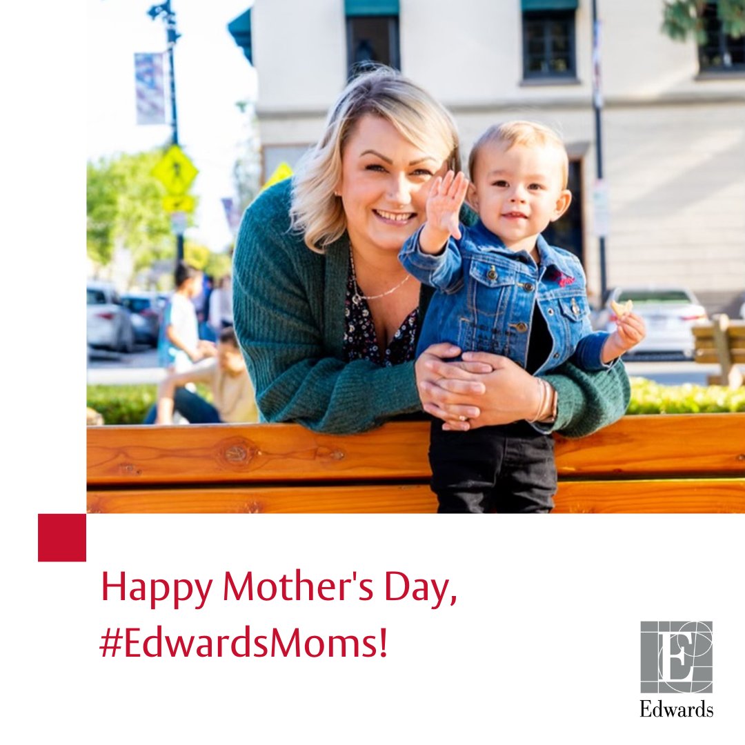 EdwardsLifesci's tweet photo. Happy #MothersDay! π Today weβre celebrating #EdwardsMoms like Mariesa, who achieved her dream of becoming a mom with support from Edwards fertility benefits and our Fertility, Adoption and Fostering Hope (FAFH) employee resource group (ERG).
#HappyMothersDay #MyWhyWithEdwards https://t.co/EA9UQUVqUg
