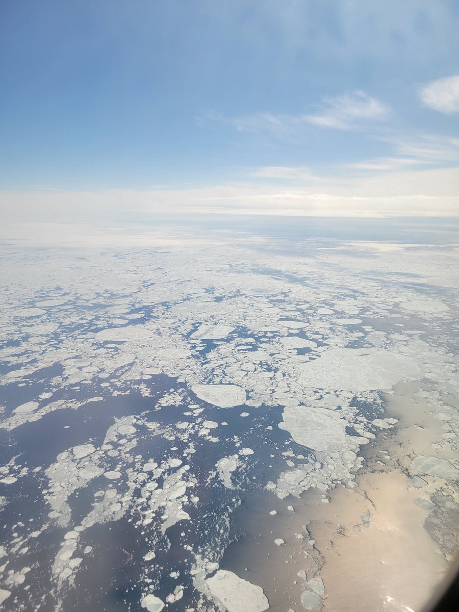 Ice breaking in the Arctic ocean. Spring is officially here. #Nunavut #kivalliq #Arctic