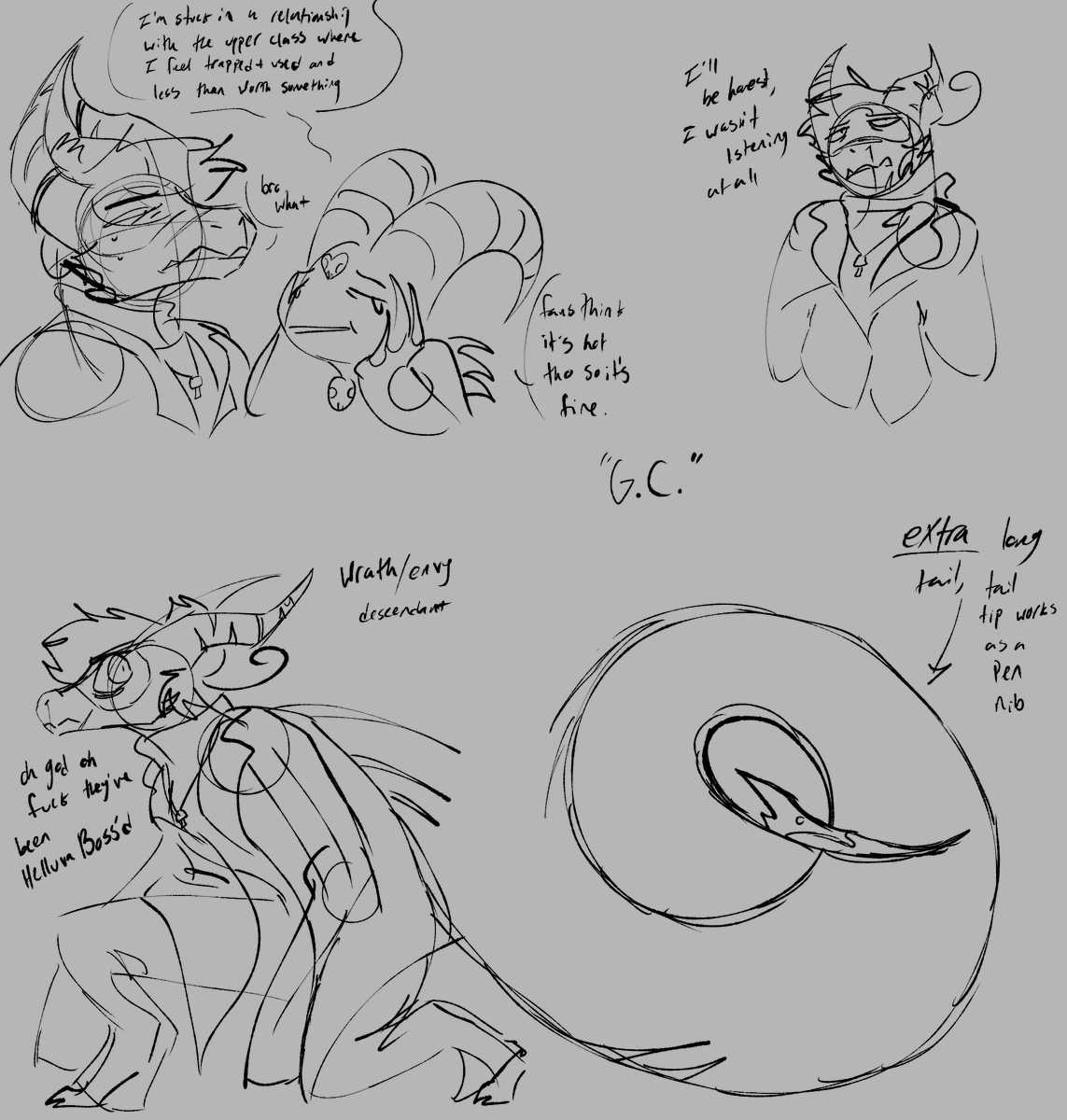 ashpentagram's tweet photo. I don't consider myself a hellverse artist but I do have a silly little impsona just because I like being a gargoyle https://t.co/dxeTNTv9BY