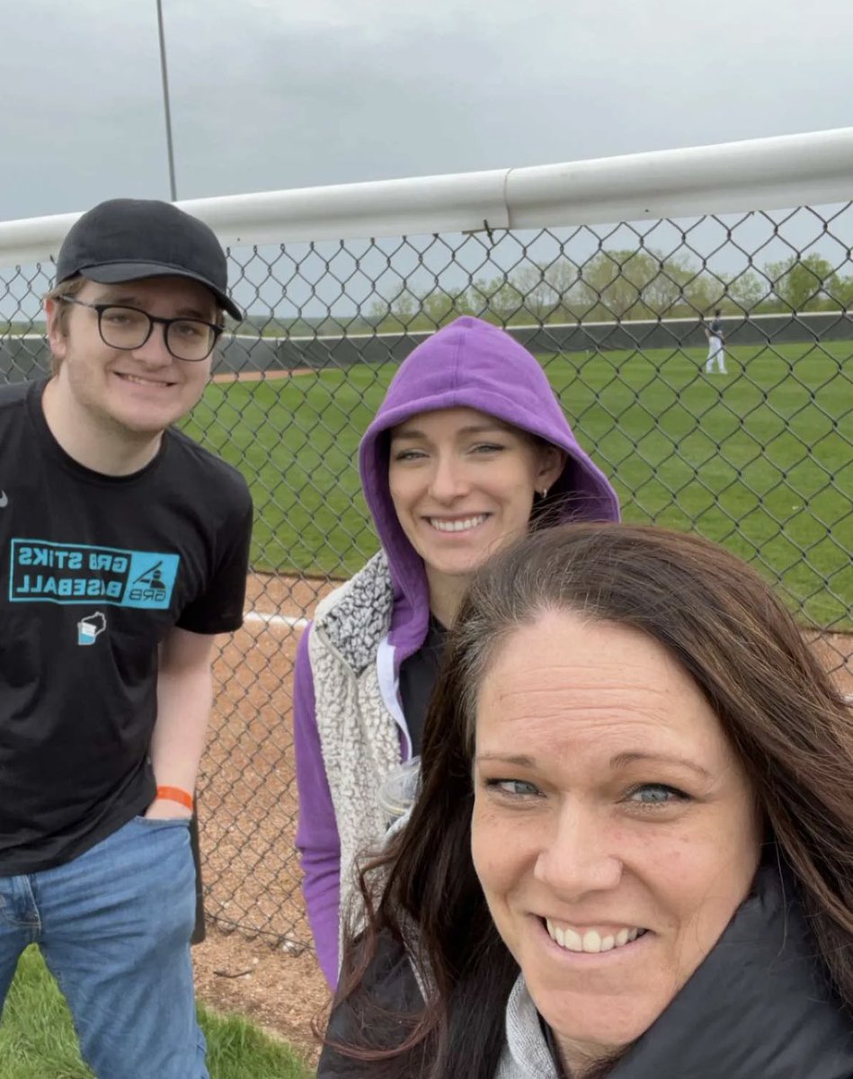 Mother’s Day in the bog. (My brother is playing baseball, he’s in the bg)