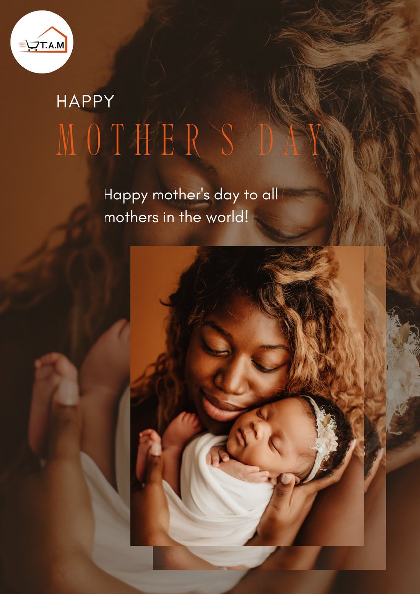 Ordertamhouston's tweet photo. Happy Mother's day to all the amazing moms all over the world. Thank you for all you do ❤️
#Tam #mothersday #amazingmom https://t.co/suA1fUrGUv