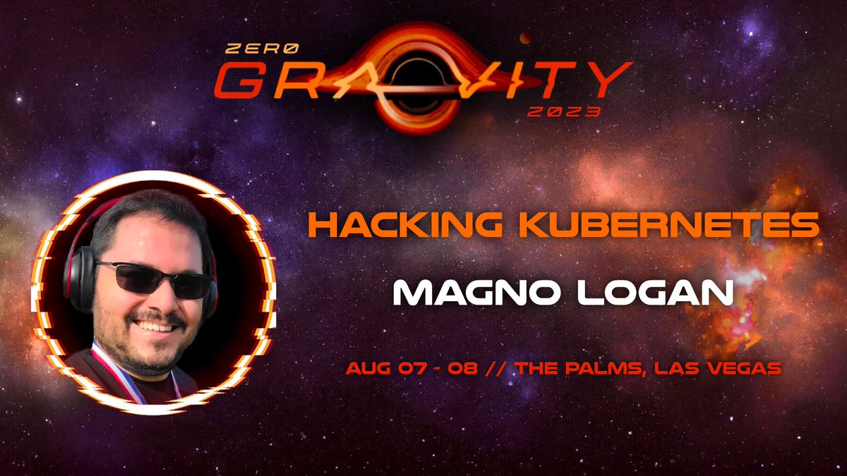_ringzer0's tweet photo. @magnologan Can't get enough? Then follow up with @magnologan 's upcoming training at #ZER0GRAVITY - Hacking #Kubernetes: From Zero to Hero! Score your early bird ticket now!
🎟️ https://t.co/fXseMcDGvq https://t.co/y2ECrAIzCd