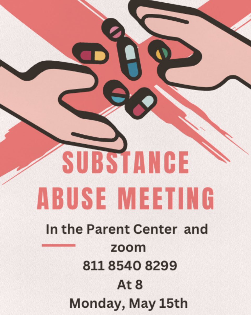 <a href="/ElDoradoBears/">El Dorado Avenue Elementary</a> Please join us for an informational meeting on substance abuse on Monday, May 15. In person/over Zoom. Únanse a nosotros para una reunión informativa sobre el abuso de sustancias el lunes 15 de mayo. En persona/sobre Zoom. <a href="/LASchoolsNorth/">LAUSD Region North</a> <a href="/SFS_COS/">SanFernando.Sylmar.COS</a> <a href="/Kelly4LASchools/">Kelly Gonez, LAUSD</a>