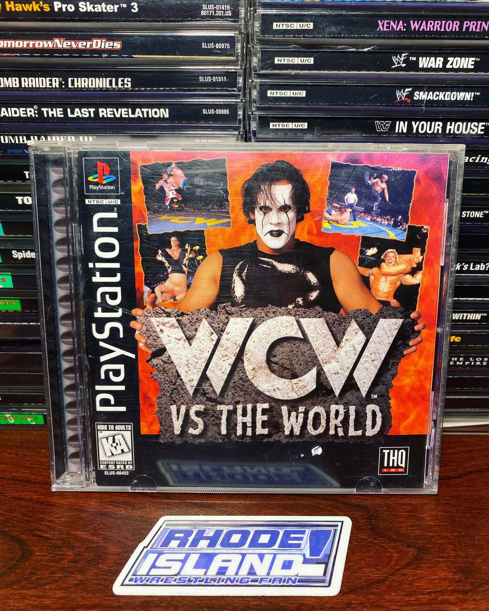 WCW vs The World (PlayStation, 1997)
#videogames #wwe #smackdown  #wweraw  #wwenxt  #wwf #wcw #aew #AEWDynamite #Sting #attitudeera #90swrestling #90svideogames #90snostalgia #playstation #playstationgames #wrestlinggames #gamer #gameroom #retrogames #vintagegames #collector