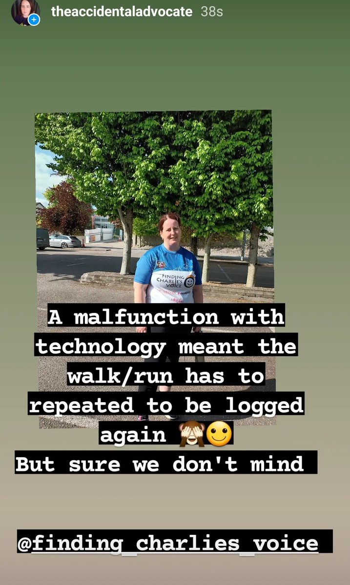 Glorious day for it!
Virtual walk/run (crawl) open for Finding Charlie's Voice 
#VerbalDyspraxia #Apraxia #awareness @FindingCharlie