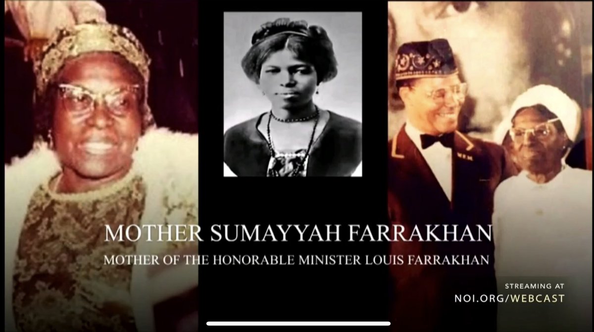 We honor Mother Sumayyah Farrakhan, the mother of The Honorable Minister <a href="/LouisFarrakhan/">THE HONORABLE MINISTER LOUIS FARRAKHAN</a>!

#NOISundays #Farrakhan