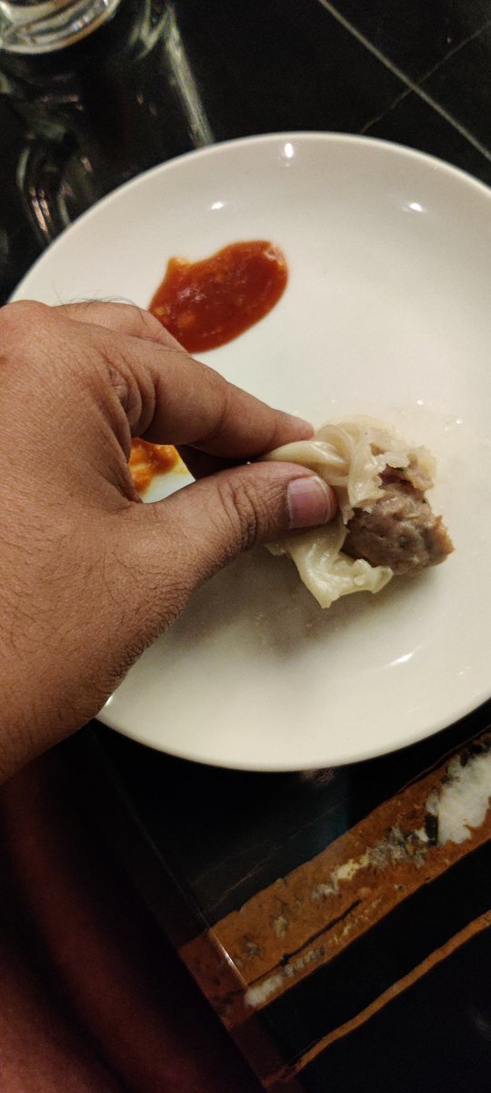avinavkhetan's tweet photo. We ordered Veg momos at @Mocha_Guwahati, but we were served non-veg momos.

@himantabiswa @fssaiindia @RanjeetkrDass @keshab_mahanta @consumerforum_  @WeRRestaurants @guwahatiplus @GuwahatiPol https://t.co/BL8wQ2i9DN