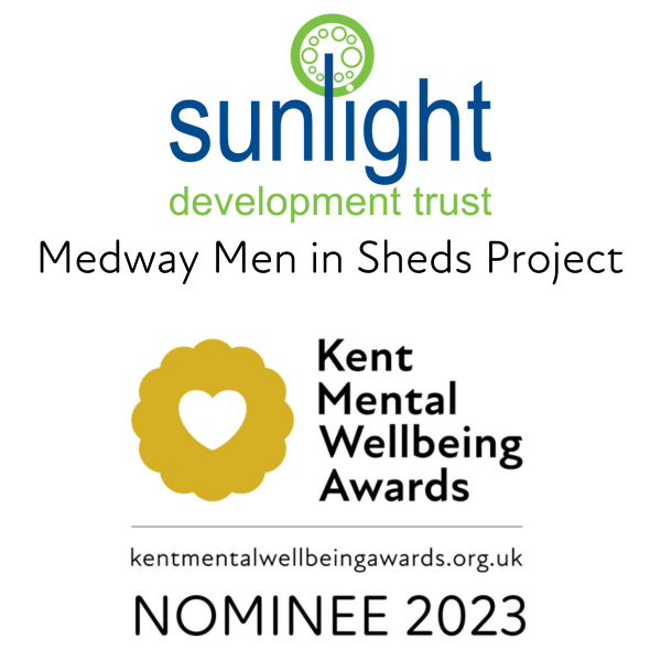 Congratulations to @sunlight_centre  #MenInSheds on being nominated for the Kent Mental Wellbeing Awards. 

Award themes are: kindness & compassion; wellbeing; mental health.  Submit nominations for organisations, individuals & initiatives by visiting:  eastkentmind.org.uk/kentawards