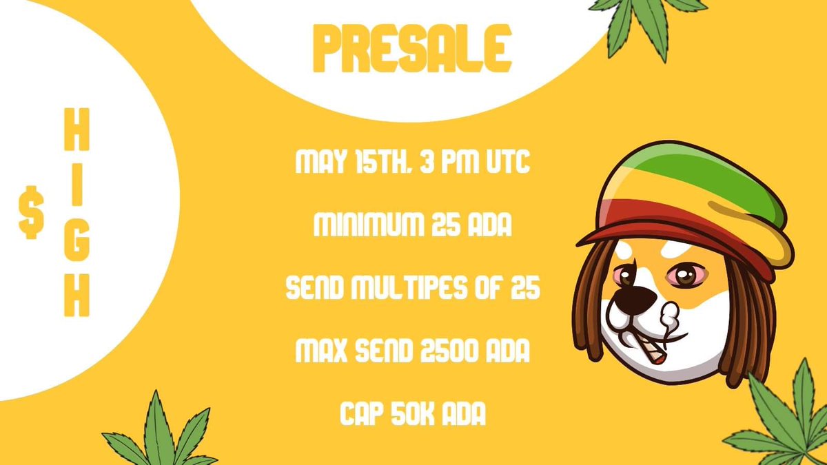 $HIGH | May 15th, 3 PM UTC tweet media