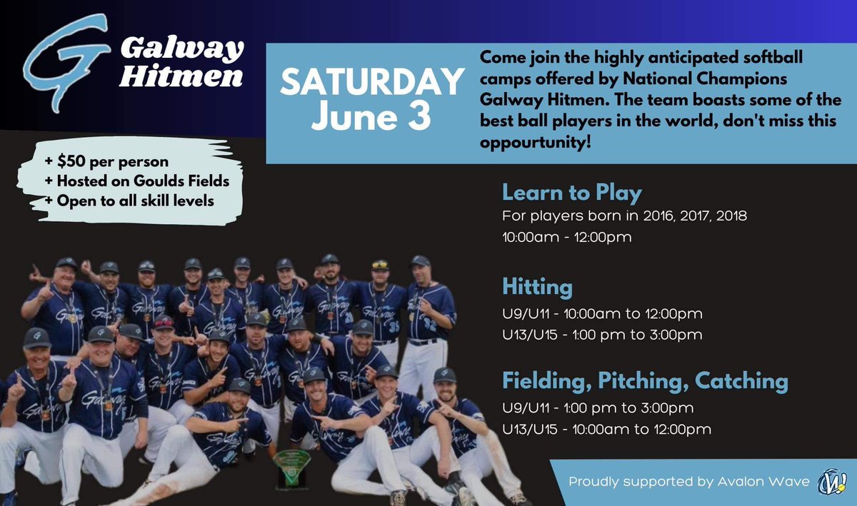 Sheldon Keough (@keough25) on Twitter photo Hey <a href="/SoftballNL/">Softball NL</a> great job hosting the clinic this past weekend, it looked like a huge success!
Please help us spread the word on another awesome opportunity to learn from some of our provinces best.
<a href="/SoftballCanada/">Softball Canada</a> <a href="/GalwayHitmen/">Galway Hitmen</a> <a href="/NLFastpitch2014/">NL Fastpitch</a>
go.teamsnap.com/forms/372727 Hey <a href="/SoftballNL/">Softball NL</a> great job hosting the clinic this past weekend, it looked like a huge success!
Please help us spread the word on another awesome opportunity to learn from some of our provinces best.
<a href="/SoftballCanada/">Softball Canada</a> <a href="/GalwayHitmen/">Galway Hitmen</a> <a href="/NLFastpitch2014/">NL Fastpitch</a>
go.teamsnap.com/forms/372727