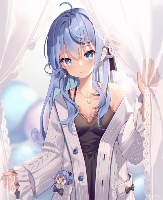 QRT with your blue art 