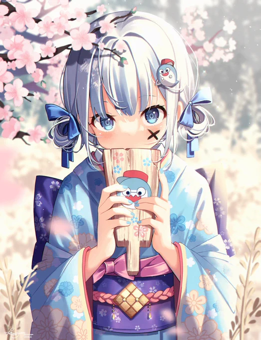 QRT with your blue art 