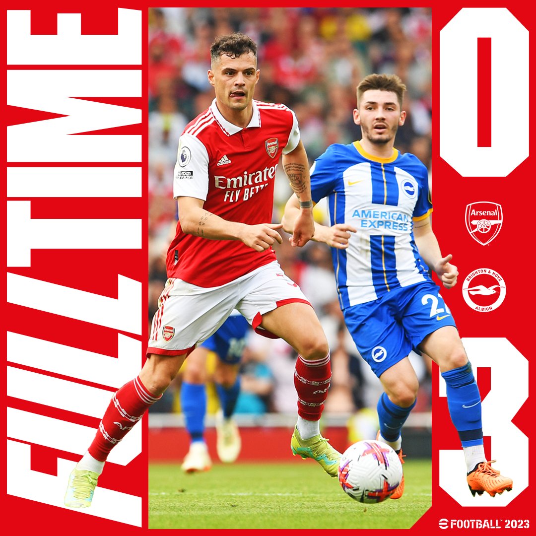 Arsenal on X: Full time at Emirates Stadium.  / X