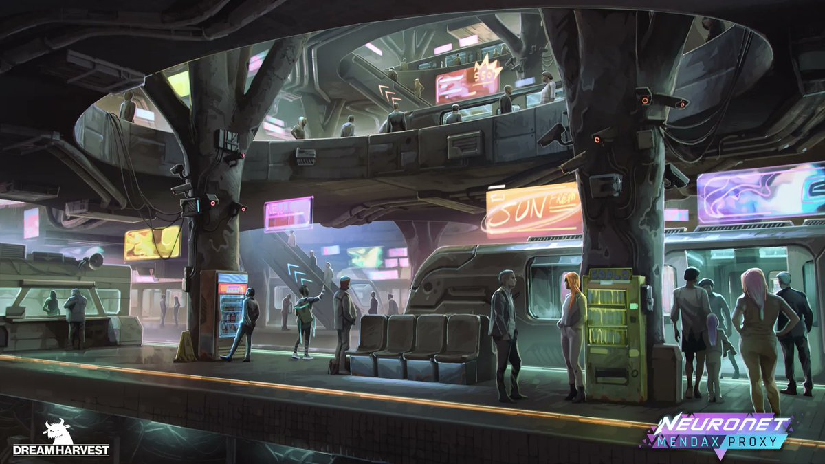 Dream_Harvest's tweet image. #NeuroNetMendaxProxy is set in the #Cyberpunk city of Catena, a sprawl of concrete and light. Can you guide the citizens through the pitfalls of an augmented society where the line between humanity and machine is blurred? #VisualNovel #IndieGame #Ai 

store.steampowered.com/app/1423000/Ne…
