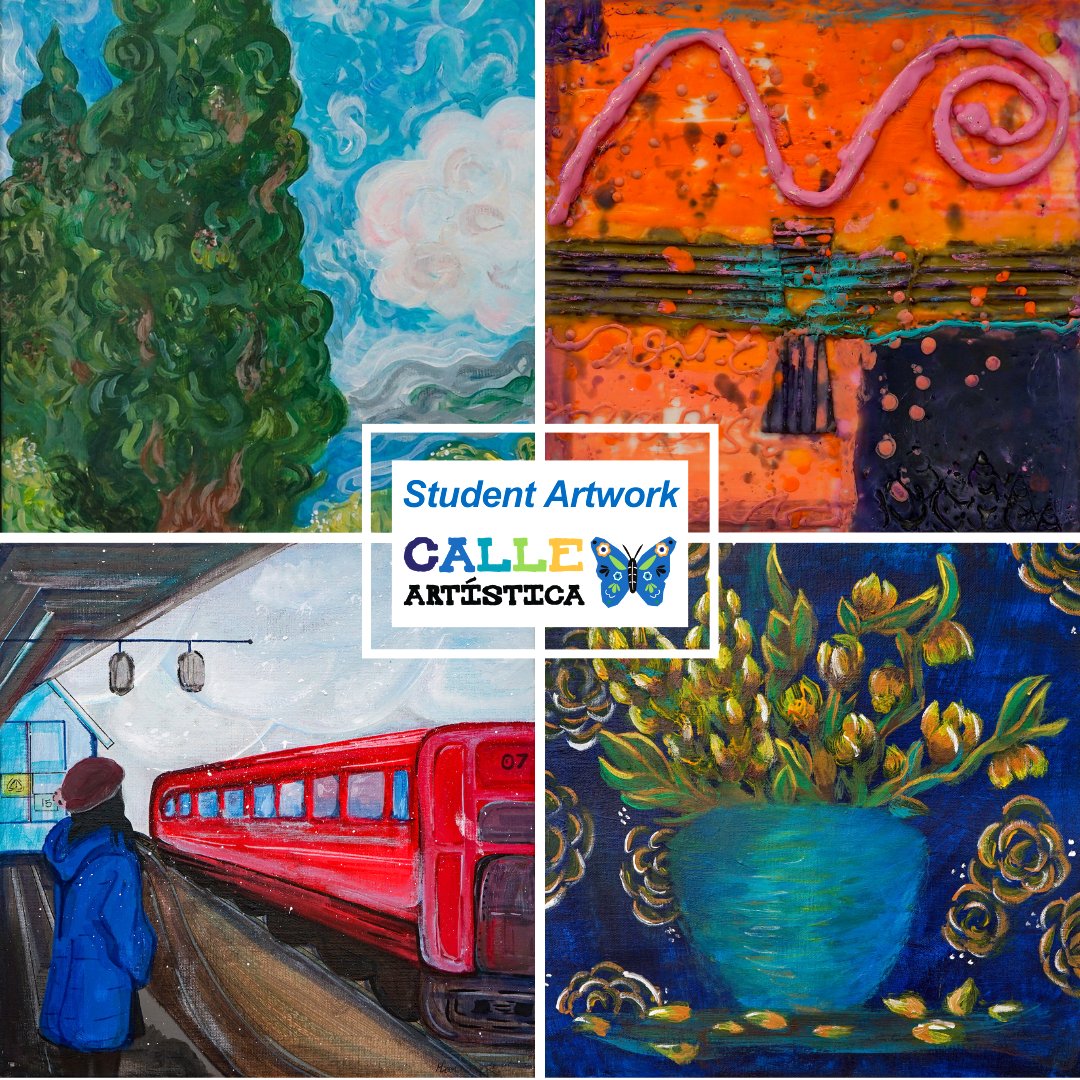 Oranges, greens and blues....who doesn't want some strong color on their walls! Make plans now to attend Calle Artística, the art auction and fundraiser for NewSpring! Wednesday, May 24th, 6-9PM   

For tickets &amp; information  newspringcenter.org/studentartauct…