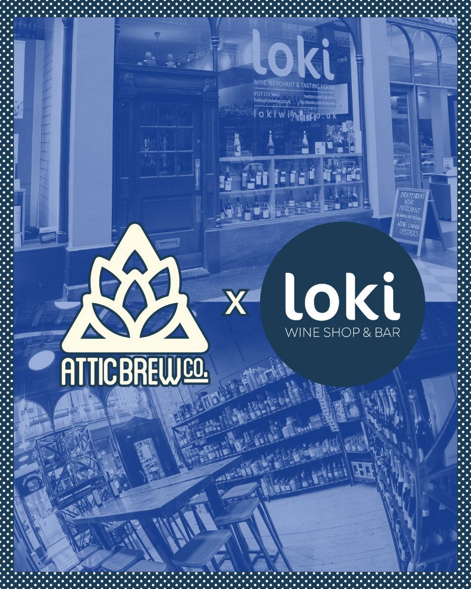 🤌 ATTIC X LOKI BEER TASTING 🤌

Our Business Development Manager <a href="/cathw1901/">Catherine Webber</a> is heading over to <a href="/lokiwine/">Loki Wine</a> in Great Western Arcade to talk you through all things beer and Attic!

Get tickets here: rb.gy/7e7x5