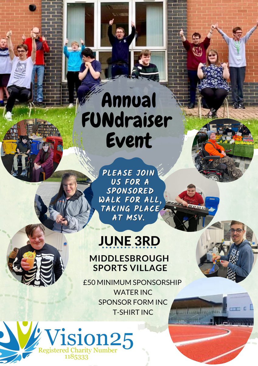 If you fancy joining us to help raise money for our young people, please DM us for your sponsor form! It’s a great opportunity to meet our young adults and staff. You can go at any pace you like ❤️❤️