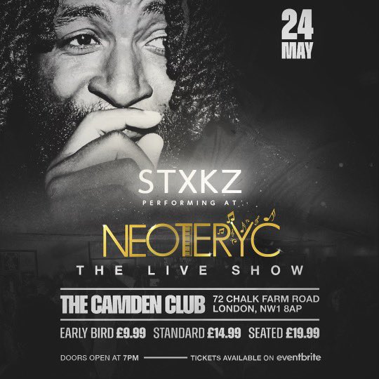 neoteryc's tweet photo. ANNOUNCEMENT❕❕❕

✨🎤We’re excited to announce that @Stxkz Will be Supporting @neoteryc at our Show on the on the 24th.✨🎤
___________________
Make sure you don’t miss this !! 
•
Grab your tickets  on @eventbriteuk Today. 

TICKET LINK - https://t.co/ASakUVVyNt https://t.co/14Q6m8kDIl