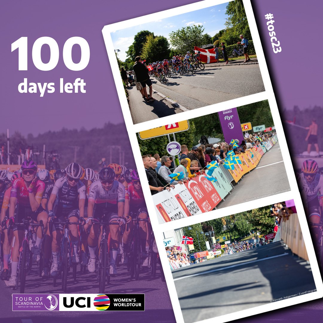 Let the countdown begin...💥💥💥
#tosc23 #uciwwt #countdown #100daysuntiltosc
#tourofscandinavia