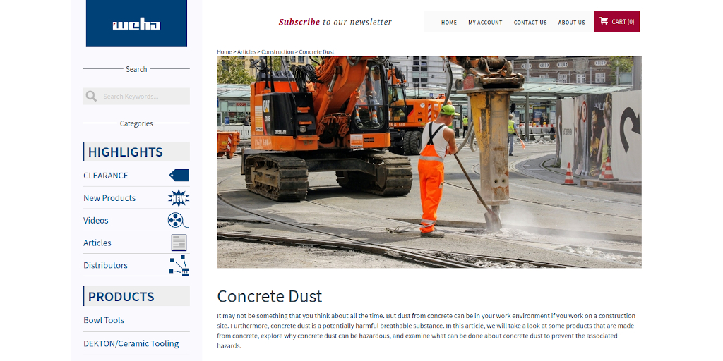 There are many surfaces and structures made from #concrete and are found all over: wehausa.com/concrete-dust-… #concretedust #dustsafety #concretesafety #dustcollection