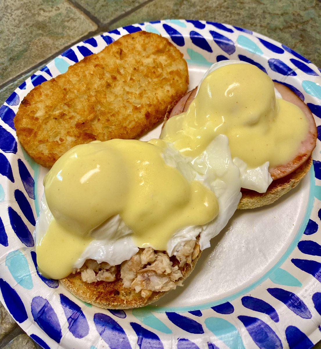 Made some classic and crab Benedict for Mrs. of the Empire’s Mother’s Day breakfast. #MothersDay #eggsbenedict