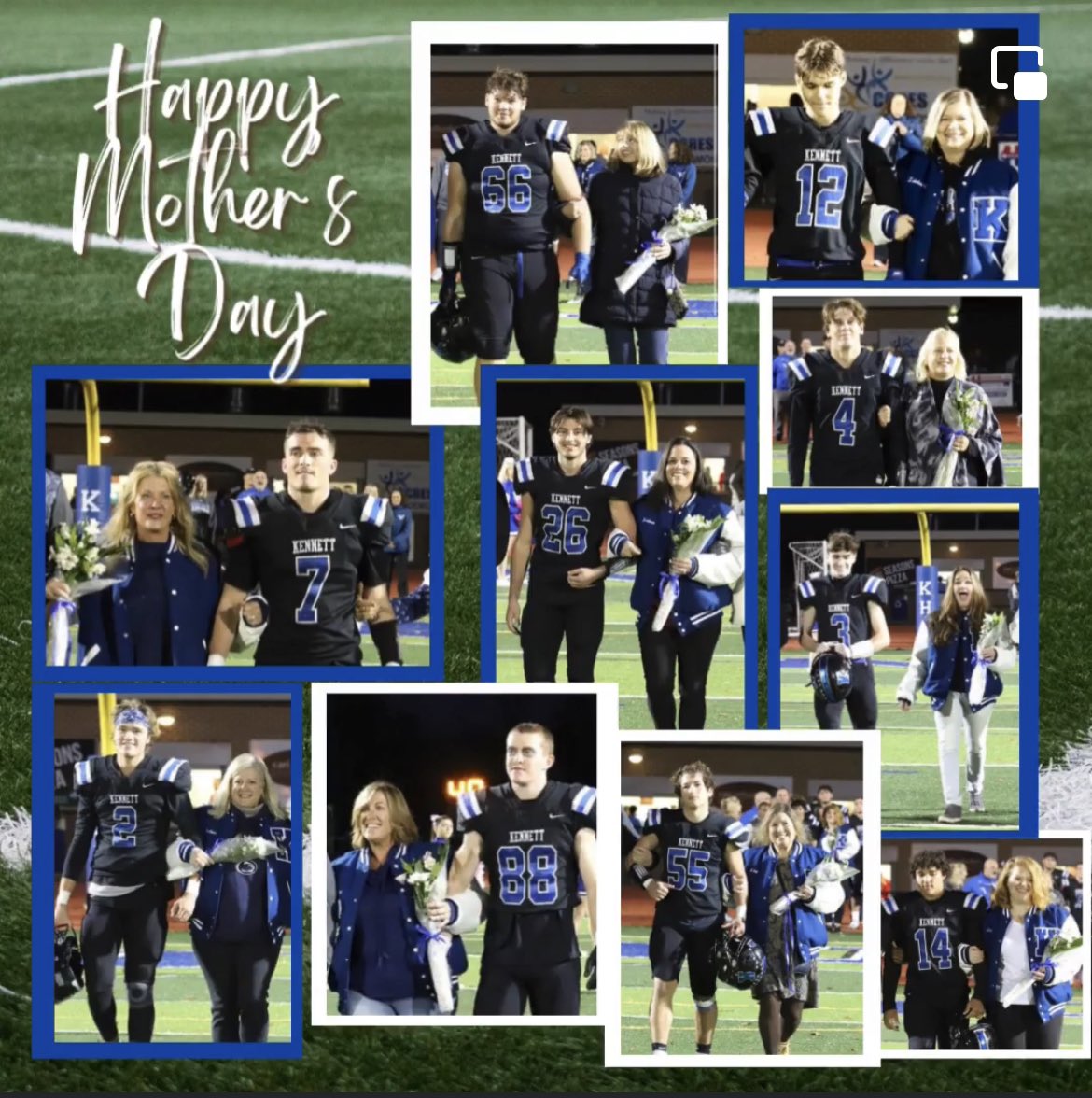 Happy Mother’s Day to all our incredible Kennett Blue Demons football moms! THANK YOU for all the hard work, dedication, and support you provide to our football players and program! Happy Mother’s Day!

#MothersDay #KennettHighSchool #FootballMoms #MomSupport #AthleteMoms