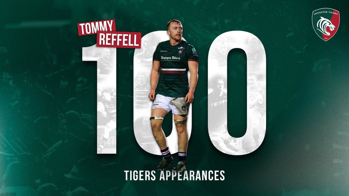 💯 

Congratulations, Tommy Reffell. 

100 Leicester Tigers appearances. ✔️