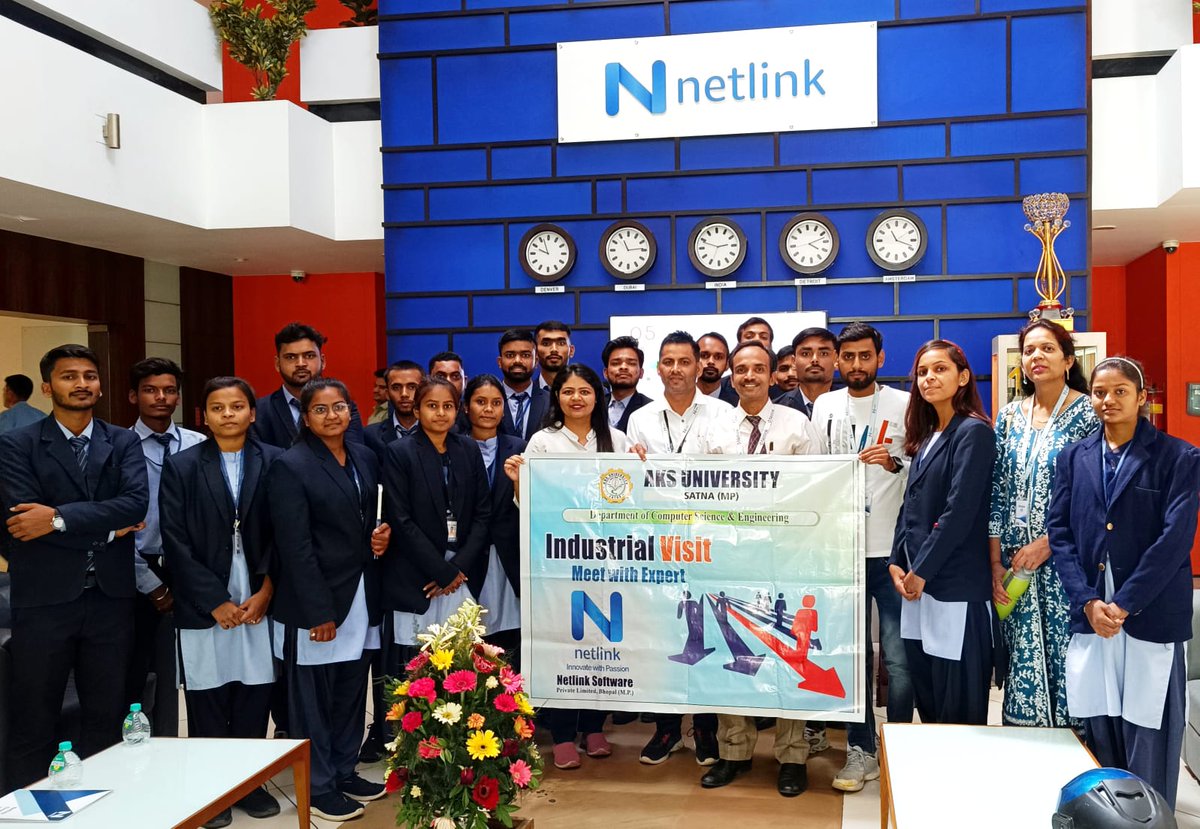 GprsPradeep's tweet image. Recently visited #Netlink .
It is amarican software company.
But we visited Bhopal office.
It was amazing experience to explore the Tech Industry with teaches. And also taken the 
HR Session, Two technical session
And also talked about product designing and development ☺️🌎👨‍💻.