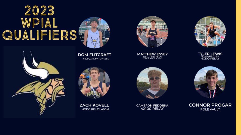 Congratulations and good luck to these boys who will compete at #WPIALChampionships on Wednesday for district titles and a trip to State! #AllOutOfBubblegum <a href="/Hopewell_Viking/">Hopewell High School</a>