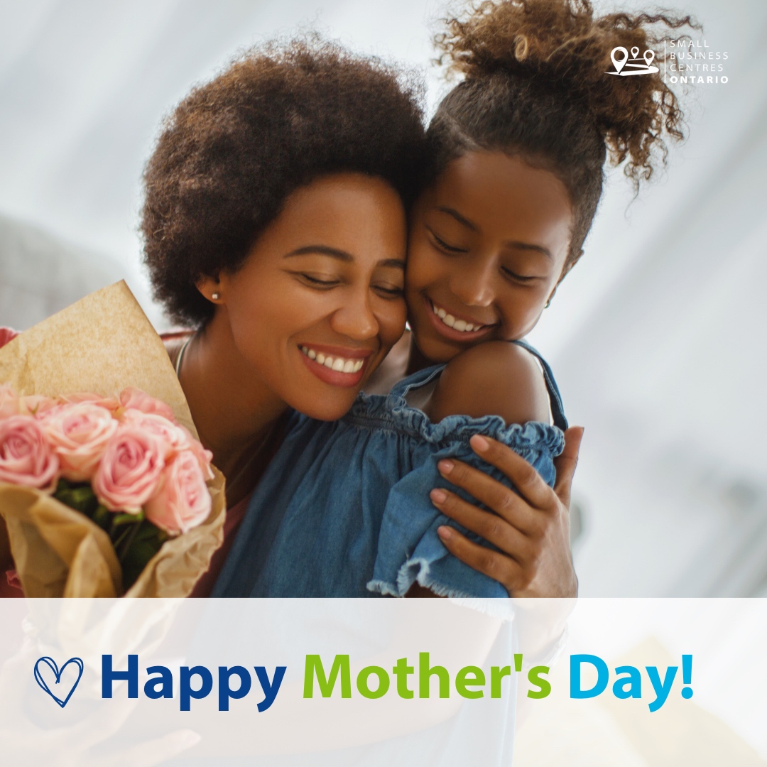 Happy Mother’s Day to all the Mom entrepreneurs and superheroes. 💙❤️ Today we celebrate you! 🎉

#SBCOntario #HappyMothersDay #MomBusinessOwner #MomEntrepreneur #MomsInBusiness