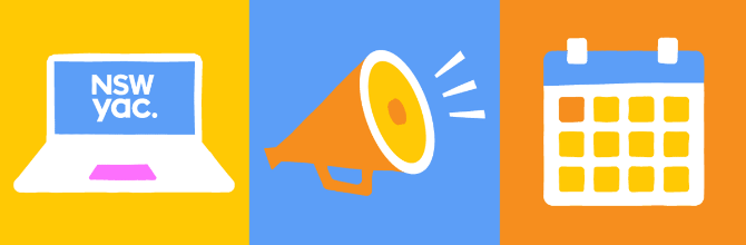 Are you a politically-motivated NSW resident aged 12-24?

Join the NSW Youth Advisory Council and provide feedback to the State Gov &amp; <a href="/acypNSW/">acyp NSW</a> on issues concerning young people. Diverse backgrounds encouraged!

Apply here before midnight Sunday 21 May: bit.ly/3UYYyz8