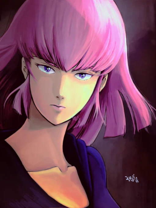 #ピンク髪の子 ハマーン・カーン様