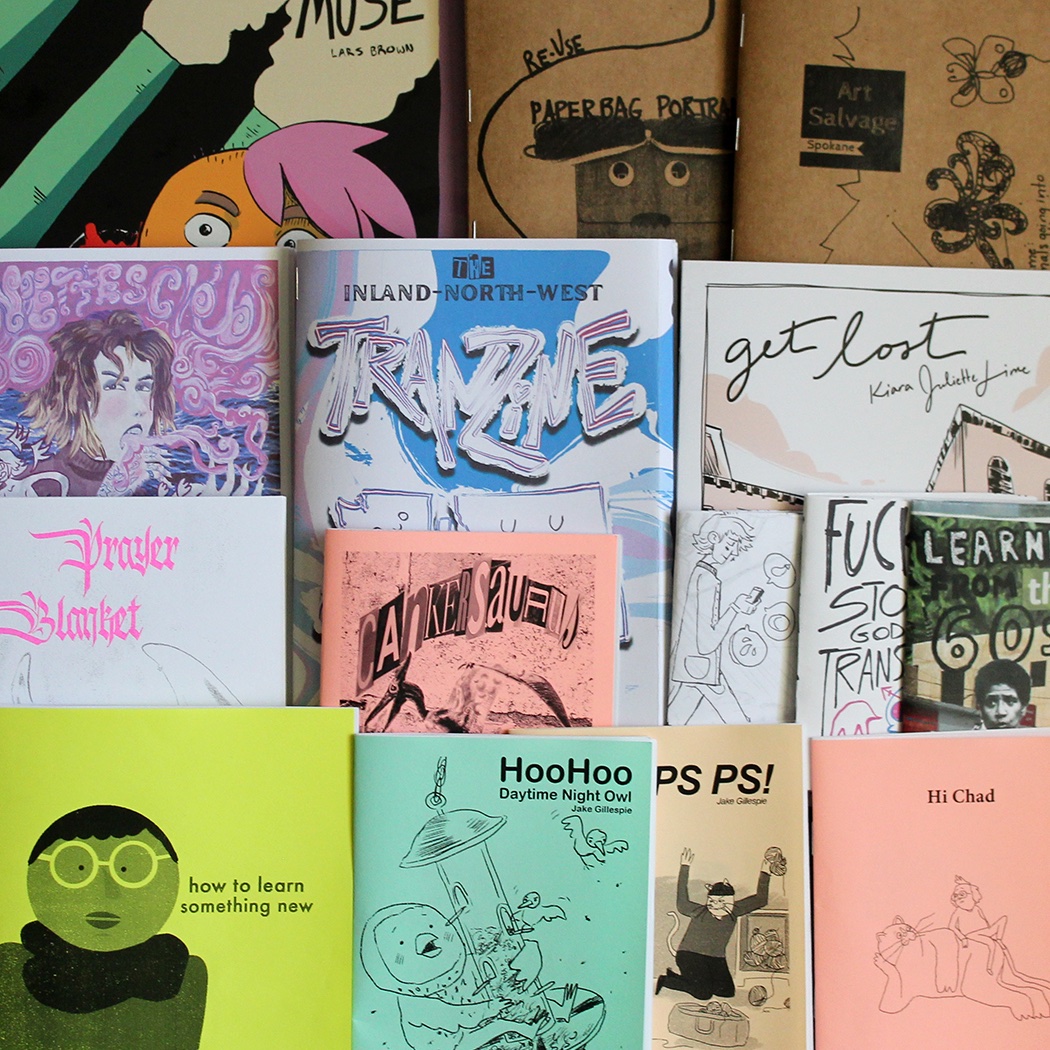 birdsnestzines's tweet image. Zines &amp;amp; minicomics from @SpokaneZineFest 2023! Thanks to everyone who donated zines for the library, and to Spokane Zine Fest for the opportunity to connect with the community!

#SpokaneZineFest #SpokaneZines #Zines #ZineLibrary #BirdsNestZineLibrary